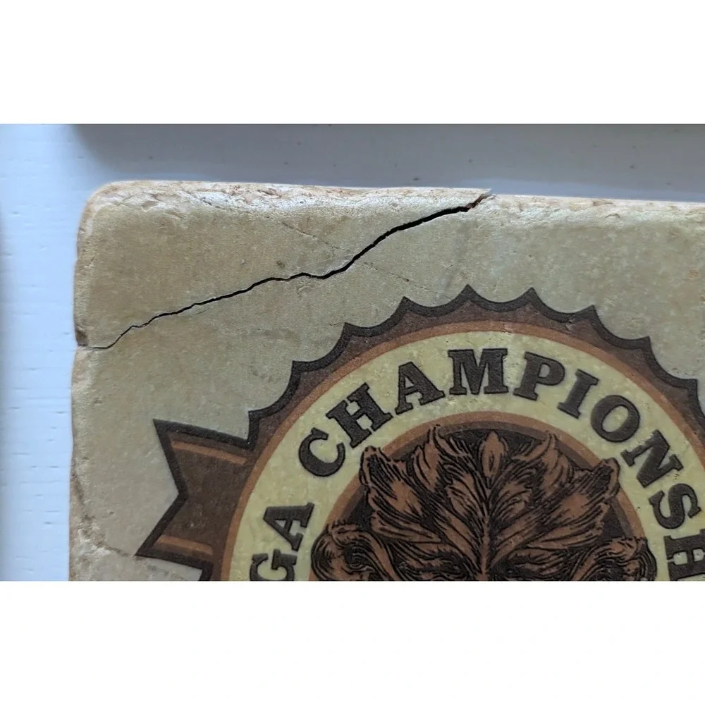 PGA Championship 2004 Whistling Straits Tumbled Marble Coasters Set of 4 Golf